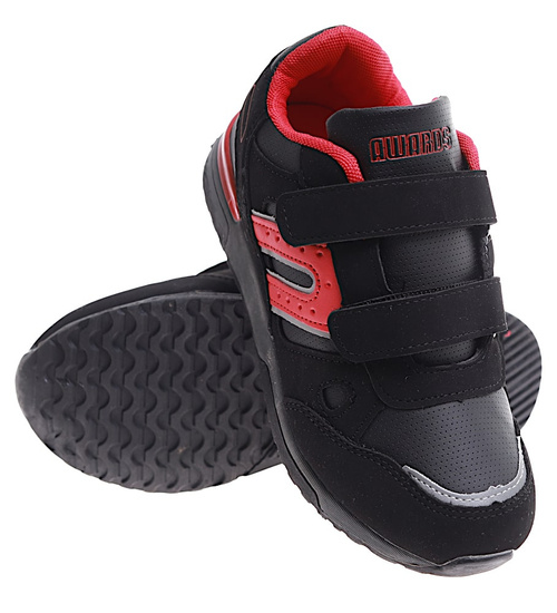 Czarne chłopięce buty sportowe sneakersy /G3-1 16825 T380/
