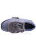 Wsuwane ciemno szare zamszowe trampki z uszami slip on /F9-2 15625 T037/