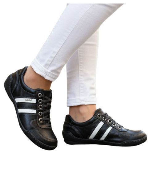 Skórzane damskie trampki ost524