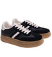 Czarne trampki na platformie /G5-1 18813 W288/
