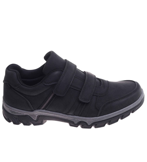 Męskie buty trekkingowe na rzepy /E7-3 18187 T480/
