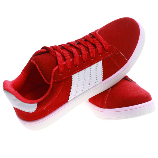 Czerwone klasyczne tenisówki halówki chłopięce /G8-2 17415 T232/