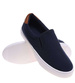 Granatowe męskie trampki slip on /C5-1 18738 T286/