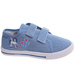Niebieskie tenisówki dla dziewczynki na rzepy /C7-1 18110 T189/