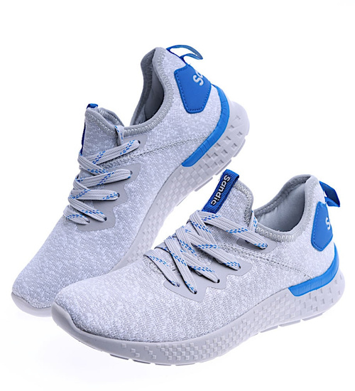 Wsuwane lekkie buty sportowe Sandic szare /G1-3 14236 t293/