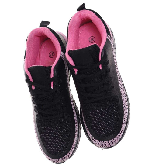 Wygodne sznurowane buty sportowe damskie /C5-3 18653 T255/