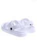 Designerskie Białe klapki na basen B4-1 13831 S2/