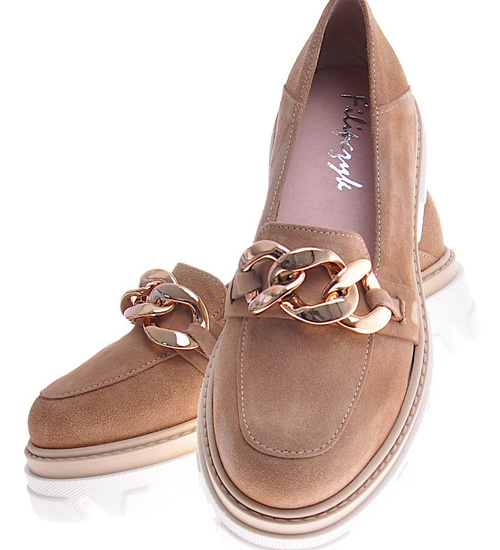 Skórzane półbuty na platformie Filipczyk /A10-2 11231 S?/