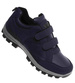 Granatowe męskie buty sportowe na rzepy /C1-3 18195 T388/