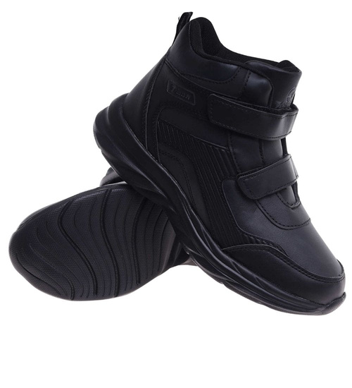 Ocieplane chłopięce półbuty na rzepy /E9-2 18362 T285/