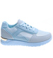 Sznurowane niebieskie buty sportowe damskie /D7-2 15698 T287/