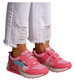 Sportowe buty dziewczęce na rzepy Różowe /G12-2 18130 T292/
