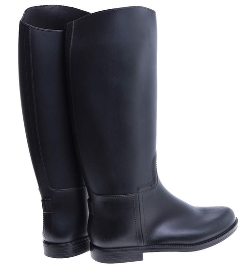 Wysokie czarne damskie kalosze /F5-1 14949 T388 +H2/