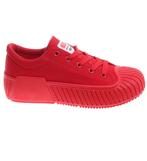Czerwone trampki damskie Seastar OST449