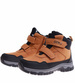 Ocieplane chłopięce buty trekkingowe na rzepy Brązowe /E9-2 17137 T633/
