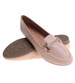 Wsuwane beżowe baleriny lordsy /H2 18480 W7-38/