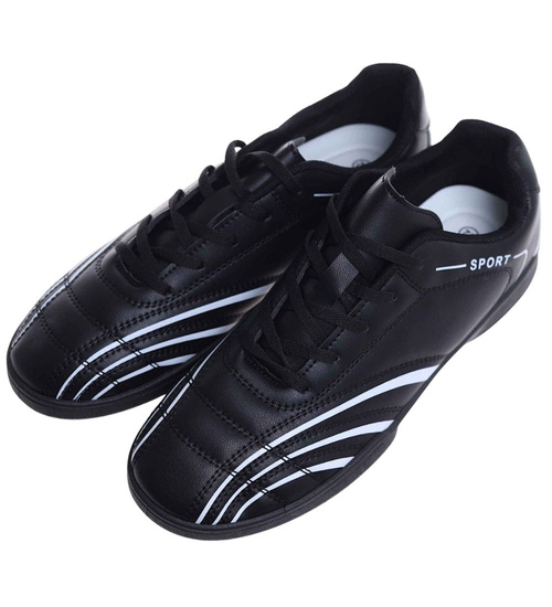 Czarne trampki halówki męskie /D2-2 18150 T388/