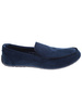 Wsuwane męskie granatowe półbuty mokasyny /F2-2 16568 T340/