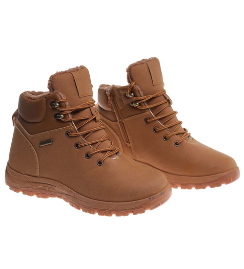 Wysokie zimowe buty trekkingowe męskie Camel /E5-1 18614 T477/