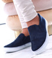 Wsuwane granatowe trampki slip on /D6-2 13610 S171/