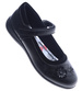 Czarne dziewczęce balerinki z paseczkiem /F1-2 13995 S190/