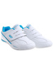 Biało niebieskie sportowe buty na rzepy Ost396