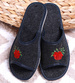 Filcowe kapcie damskie z haftem /G11-1 15285 S172/