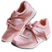 Wsuwane różowe damskie sneakersy z kokardą /F8-3 H2 17508 W054/