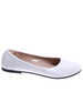 Klasyczne białe balerinki damskie /F8-1 14604 T142/
