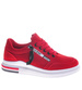 Czerwone sneakersy damskie /D9-3 11527 T338/