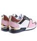 Sznurowane biało różowe buty sportowe /D9-3 15773 T283/