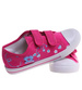 Dziewczęce różowe tenisówki na rzepy /F10-2 18037 T186/