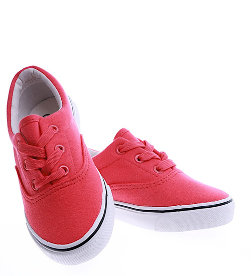 Czerwone dziewczęce trampki  /A2-2 13811 T193/