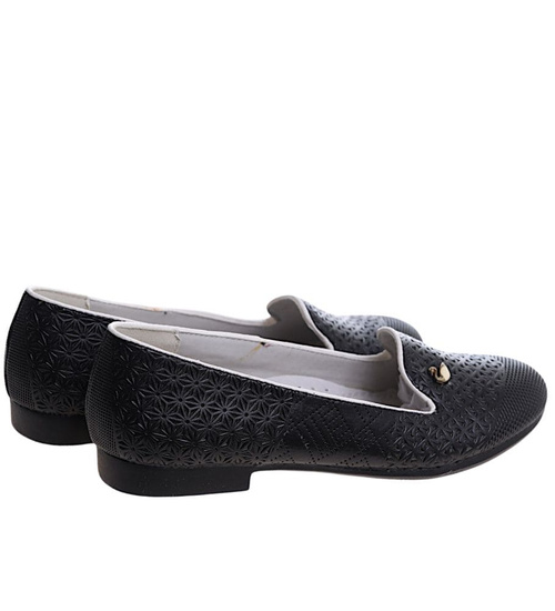 Dziewczęce baleriny lordsy Czarne /F6-2 4696 GA4-5/