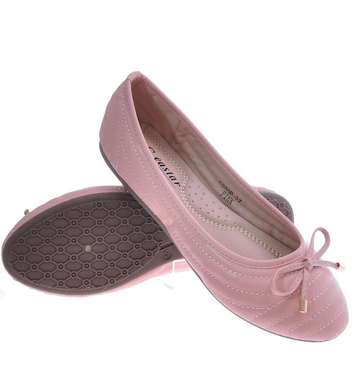 Różowe balerinki damskie Seastar /B3-2 10544 S252/