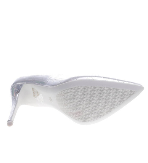 Srebrne szpilki damskie /G11-2 13214 T297/