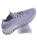Wsuwane szare buty sportowe /F10-3 11869 T391/