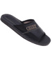 Skórzane otwarte klapki domowe Chief czarne /D2-1 18685 S199/