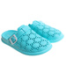 Klapki damskie Ażurowe buty na plażę Turkusowe /H2 17854 G008/