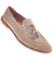 Beżowe mokasyny z zamszowej skóry naturalnej /H8 12038 S123/