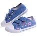 Dziewczęce niebieskie tenisówki na rzepy /B1-2 18037 T186/