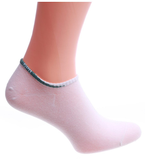 Męskie białe bawełniane skarpery stopki /G7-1 SK37/