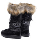 Ocieplane kozaki śniegowce eskimoski Czarne /C6-1 18609 T400/