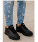 Czarne męskie buty sportowe /D2-3 18098 T289/