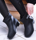 Czarne krótkie kalosze damskie gumiaki /G13-1 13930 T245/