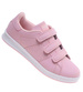 Snekaersy damskie różowe pastelowe na rzepy /E8-2 18697 T177/