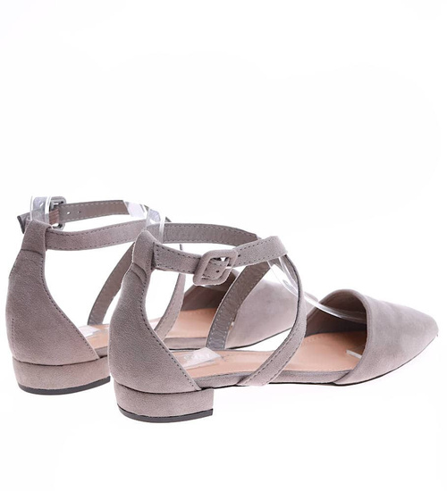 Szare sandały damskie Seastar /D5-3 16314 T145/