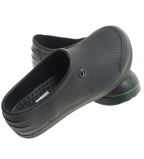 Oliwkowe męskie kalosze piankowe /H2 17794a T18-45 +h2/