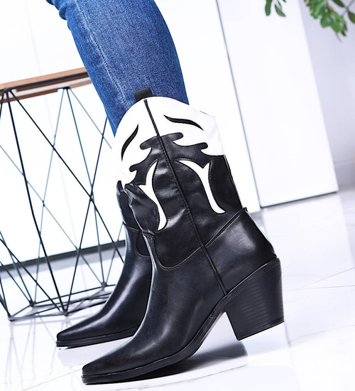 Czarne botki kowbojki Seastar /G11-3 15367 T197/