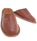 Skórzane kryte klapki domowe Chief brązowe /A2-1 18642 S290/